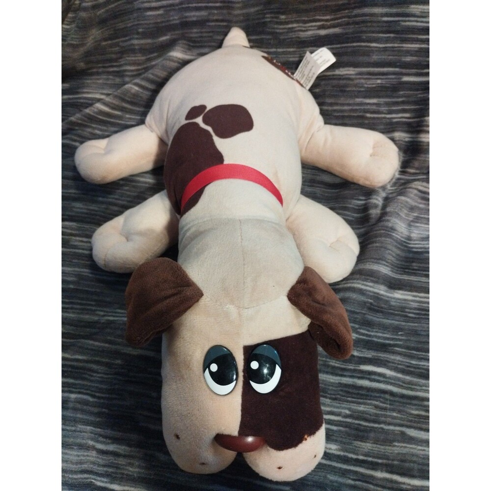 Hasbro 2019 Plush Pound Puppies Large 18" Tan Dog with Red Collar